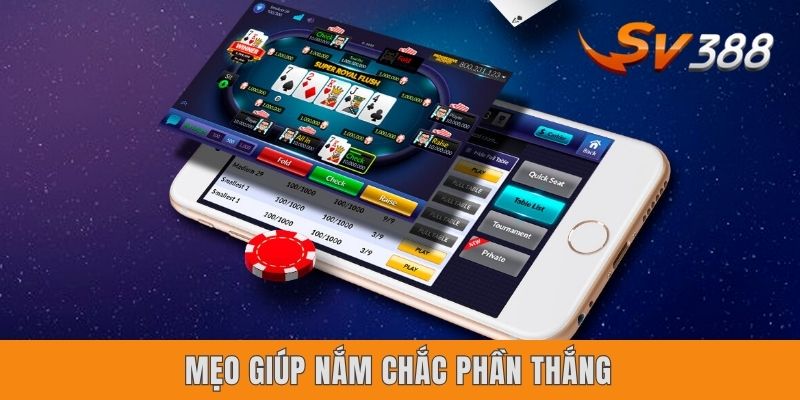 Tỷ Lệ Thắng Casino Sv388 - Bật Mí Cơ Hội Kiếm Tiền Hiệu Quả Mẹo giúp nắm chắc phần thắng